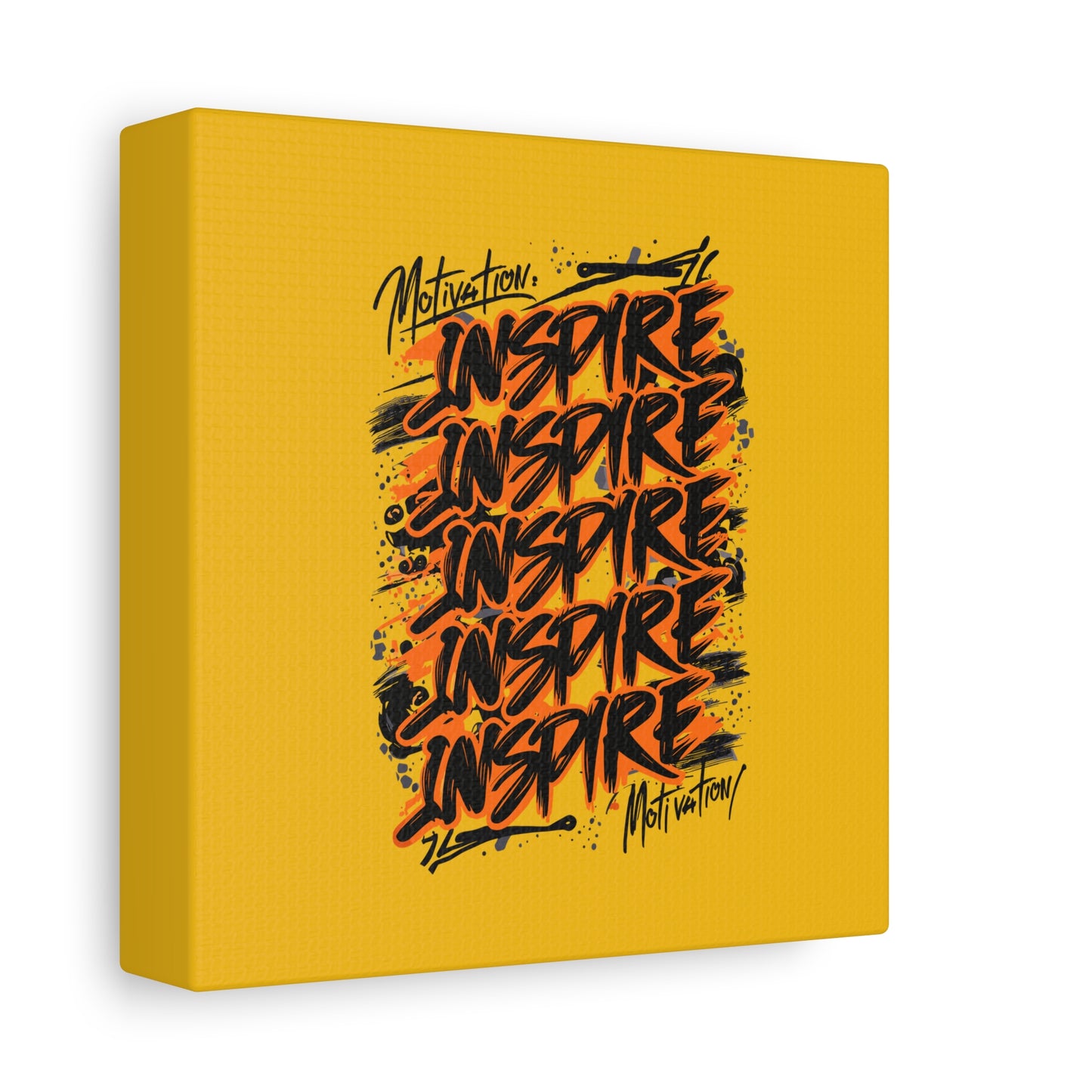Motivation Inspire Motivation Matte Canvas, Stretched, 1.25"