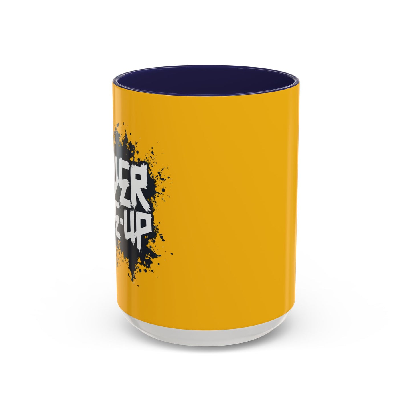 Never Give Up Accent Coffee Mug (11, 15oz)