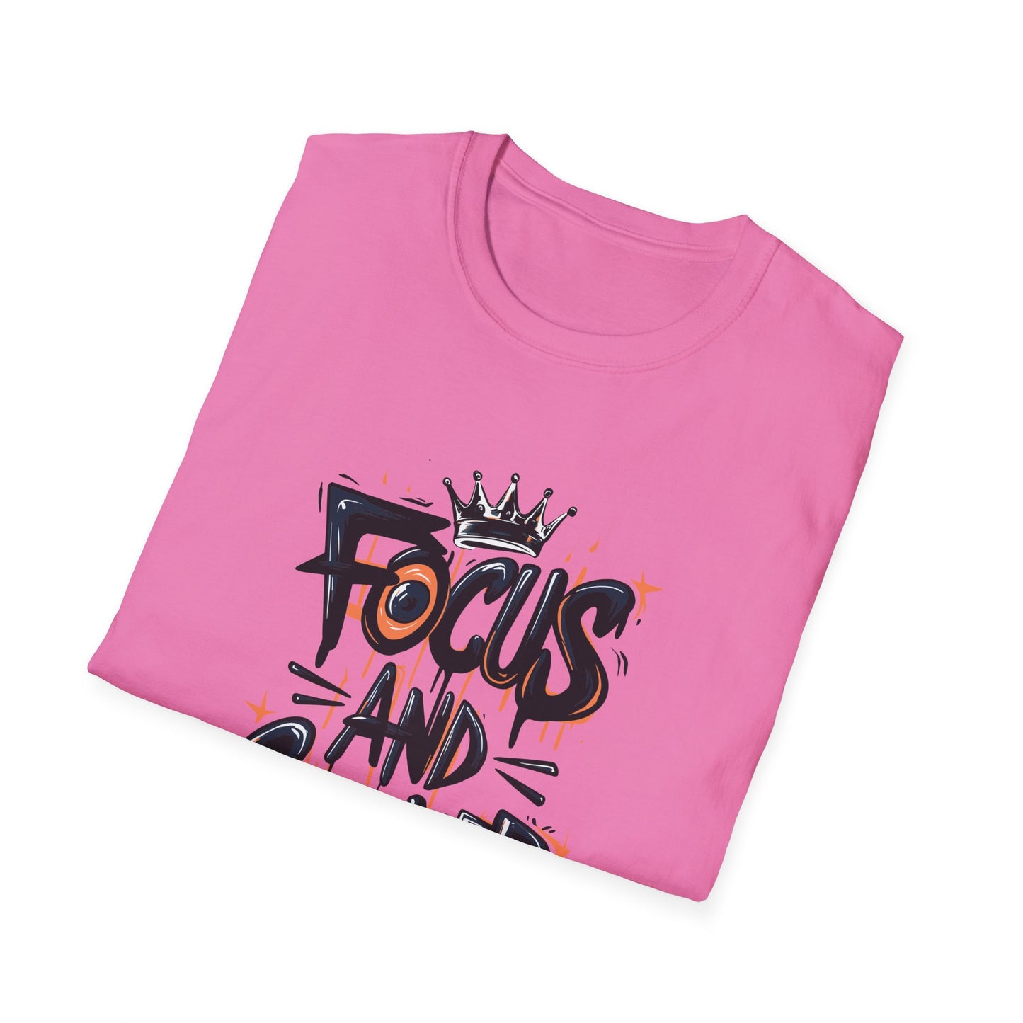 Focus And Conquer Unisex Softstyle T-Shirt