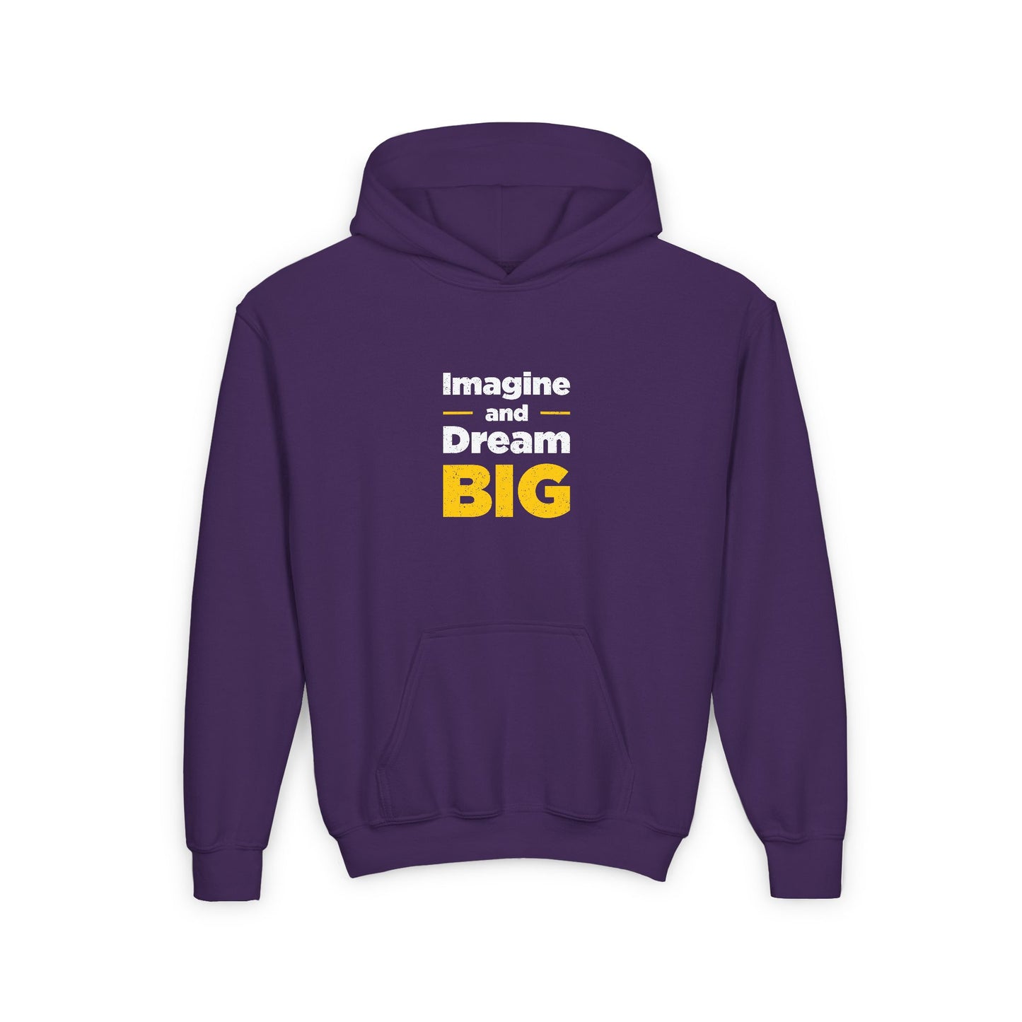 Imagine And Dream Big Youth Heavy Blend Hooded Sweatshirt