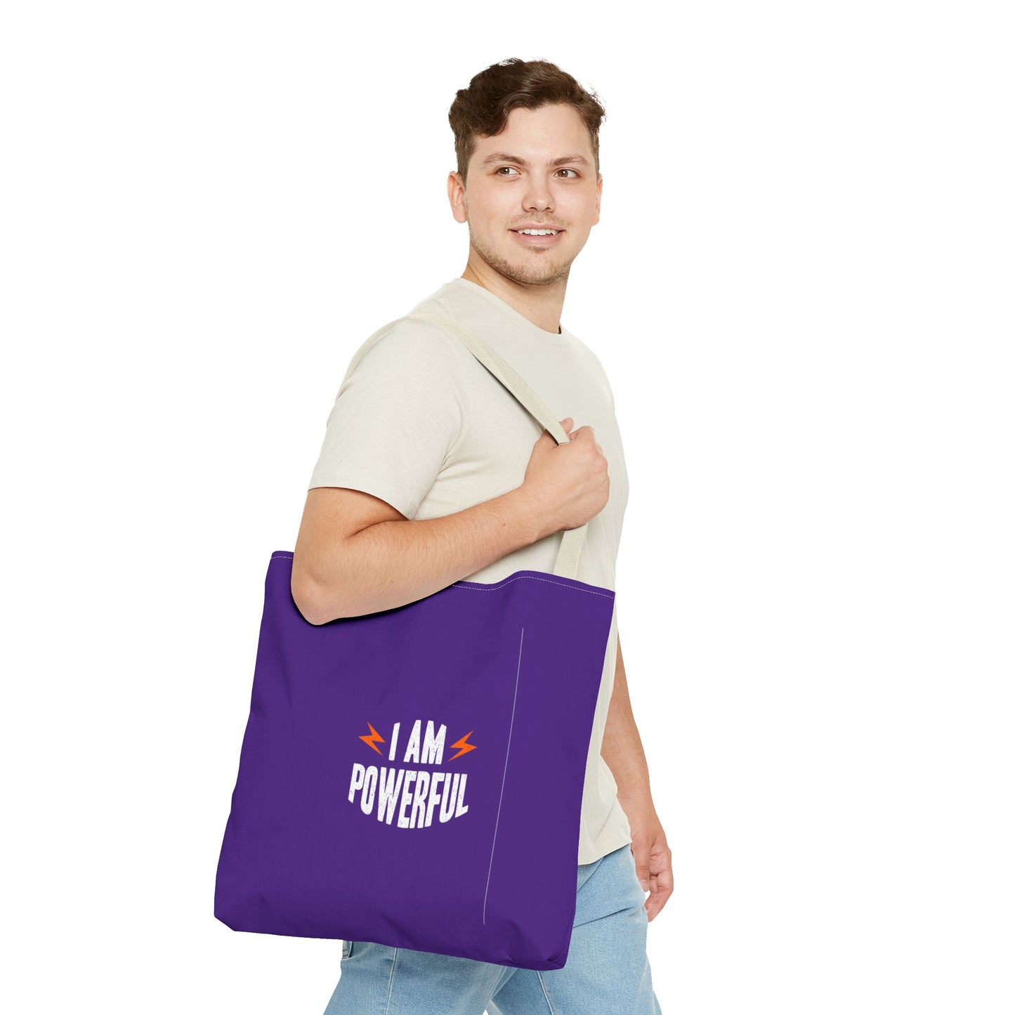 I Am Powerful Tote Bag (AOP)