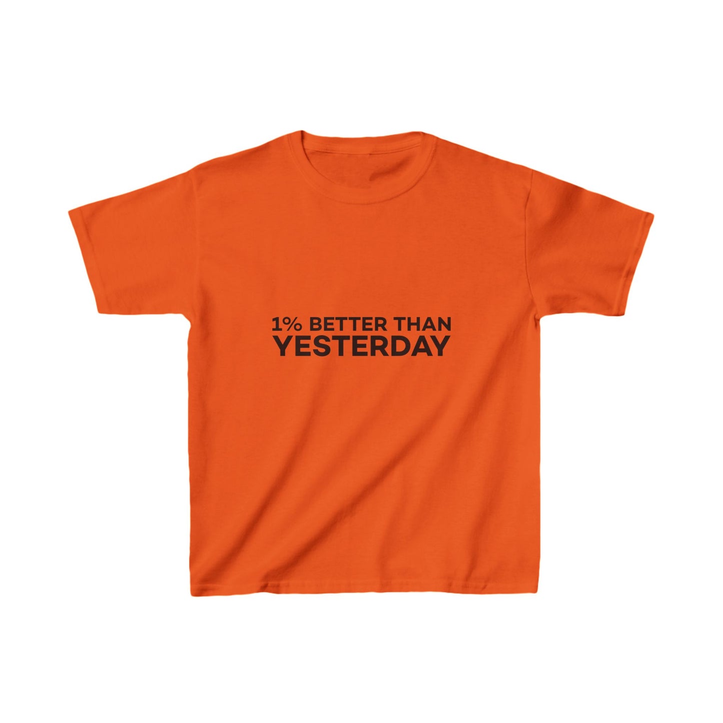 1% Better Than Yesterday Kids Heavy Cotton™ Tee