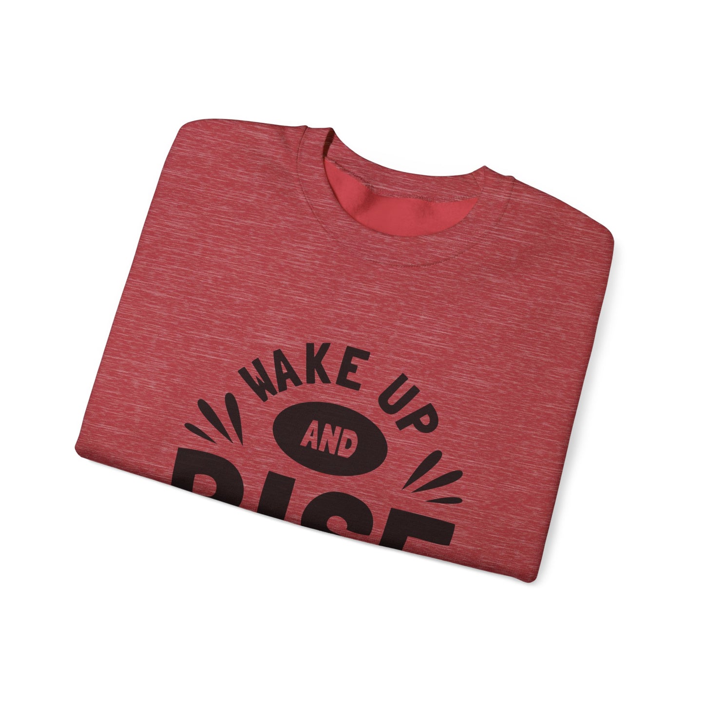 Wake Up And Rise Again Unisex Heavy Blend™ Crewneck Sweatshirt