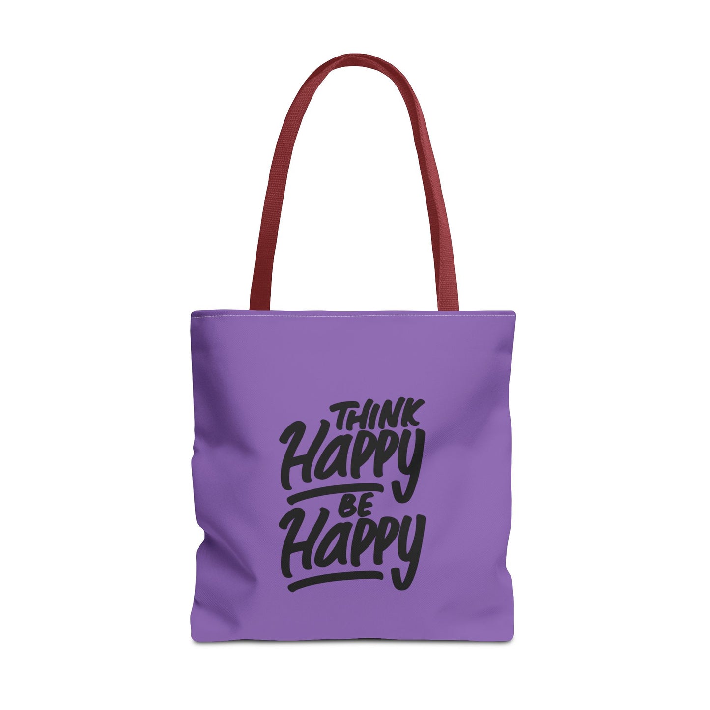 Think Happy Be Happy Tote Bag (AOP)