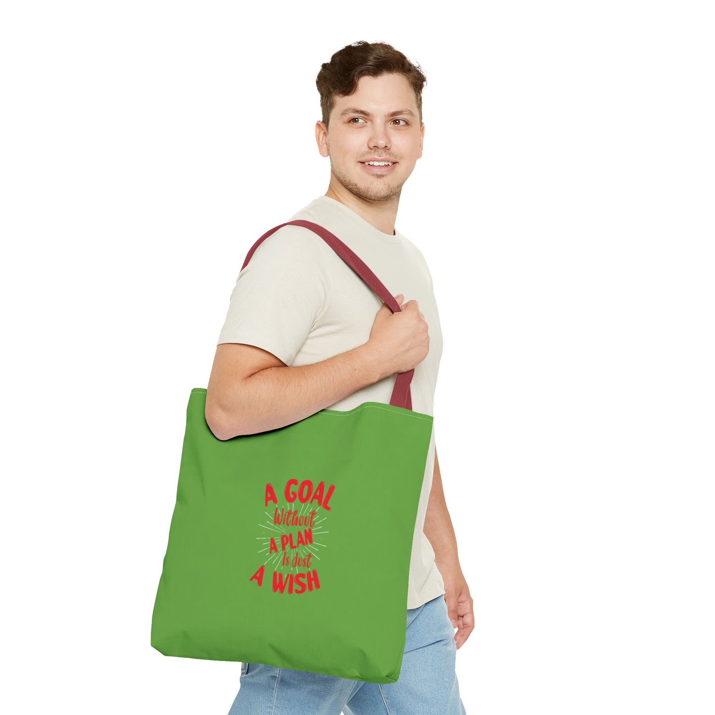 A Goal Without A Plan Is Just A Wish Tote Bag (AOP)