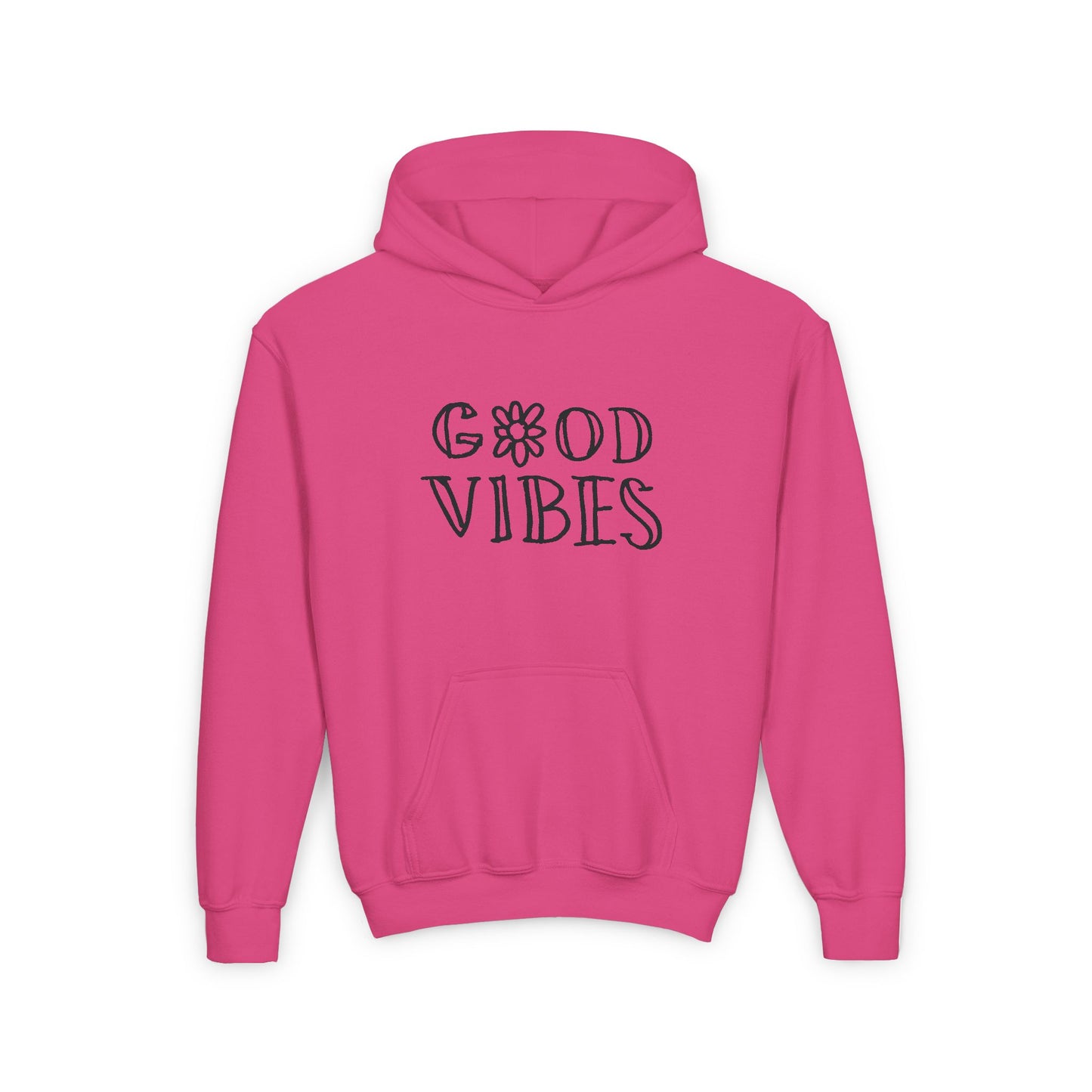 Good Vibes Youth Heavy Blend Hooded Sweatshirt