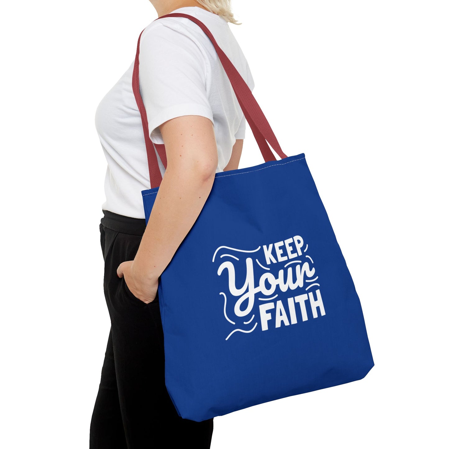 Keep Your Faith Tote Bag (AOP)