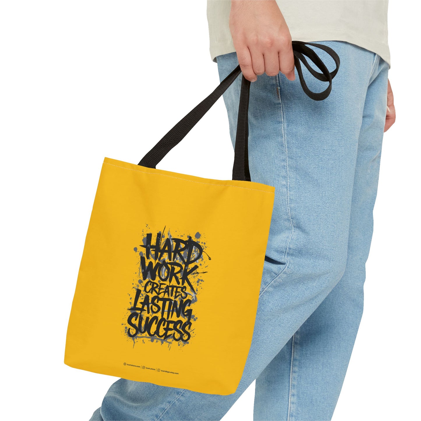 Hard Work Creates Lasting Success Tote Bag (AOP)