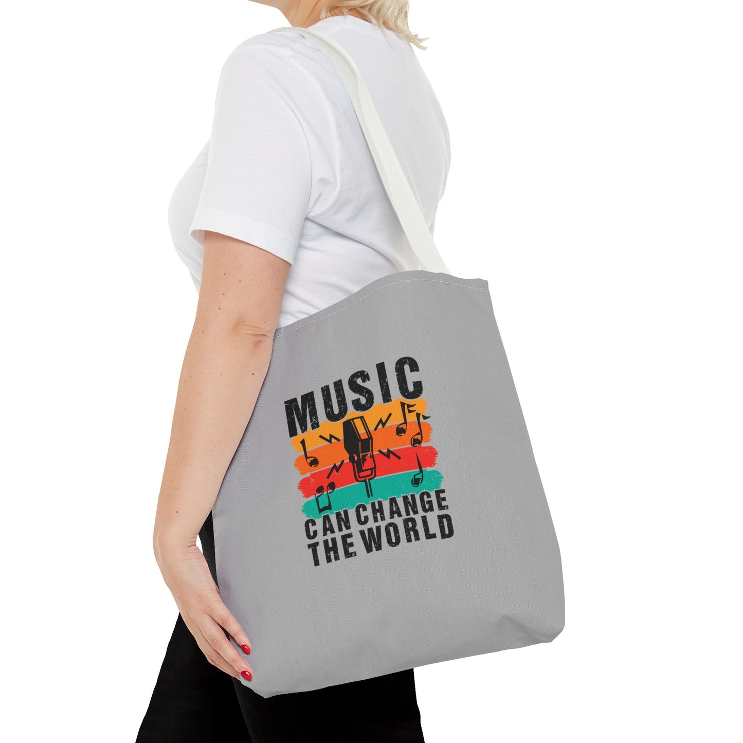 Music Can Change The World Tote Bag (AOP)