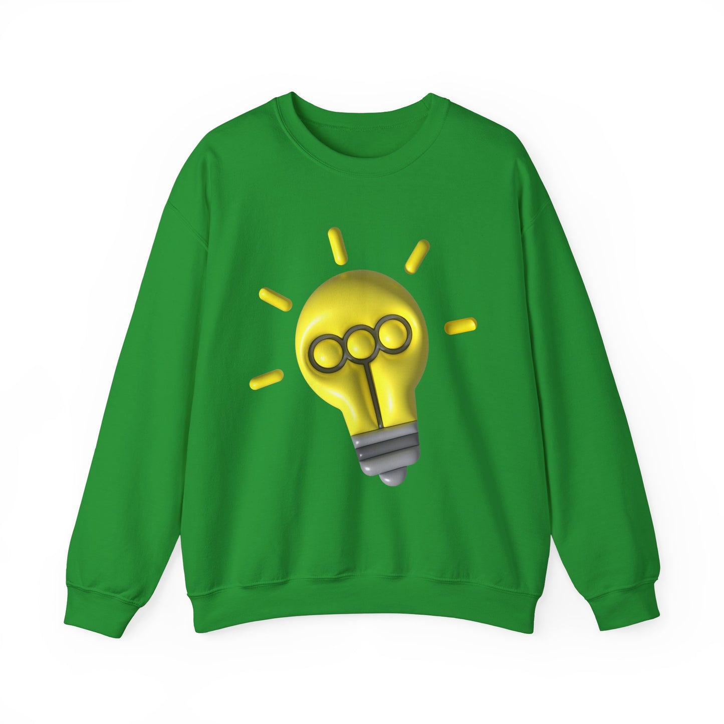 Inspire Idea Bulb Unisex Heavy Blend™ Crewneck Sweatshirt