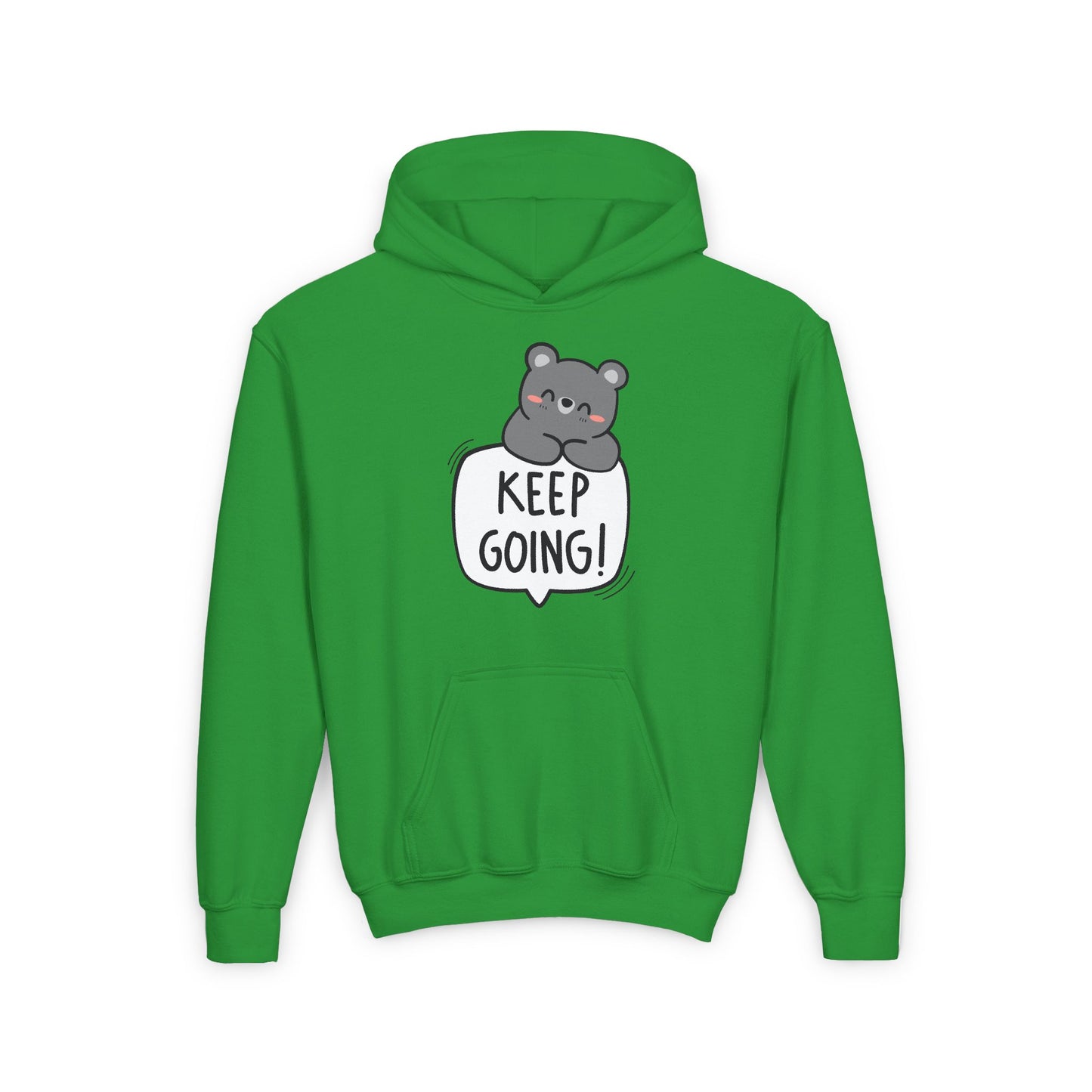 Keep Going Youth Heavy Blend Hooded Sweatshirt