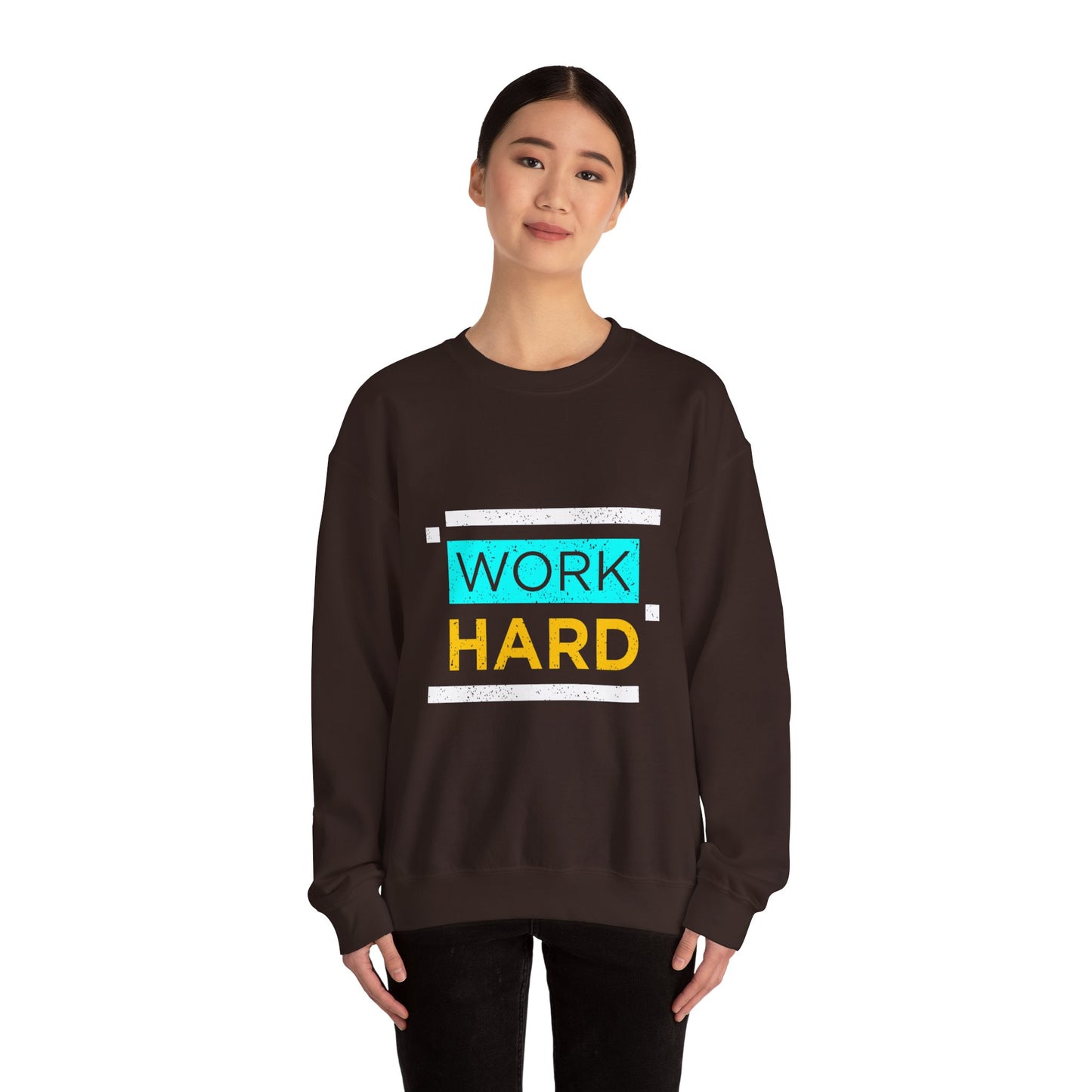 Work Hard Unisex Heavy Blend™ Crewneck Sweatshirt