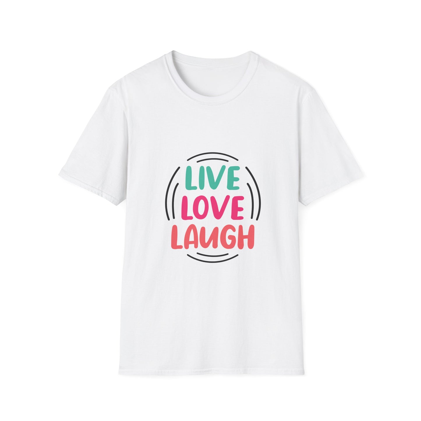 Live Love Laugh Unisex Softstyle T-Shirt