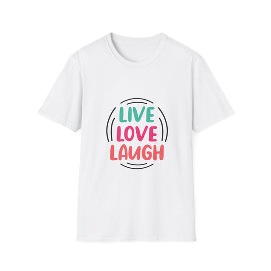 Live Love Laugh Unisex Softstyle T-Shirt