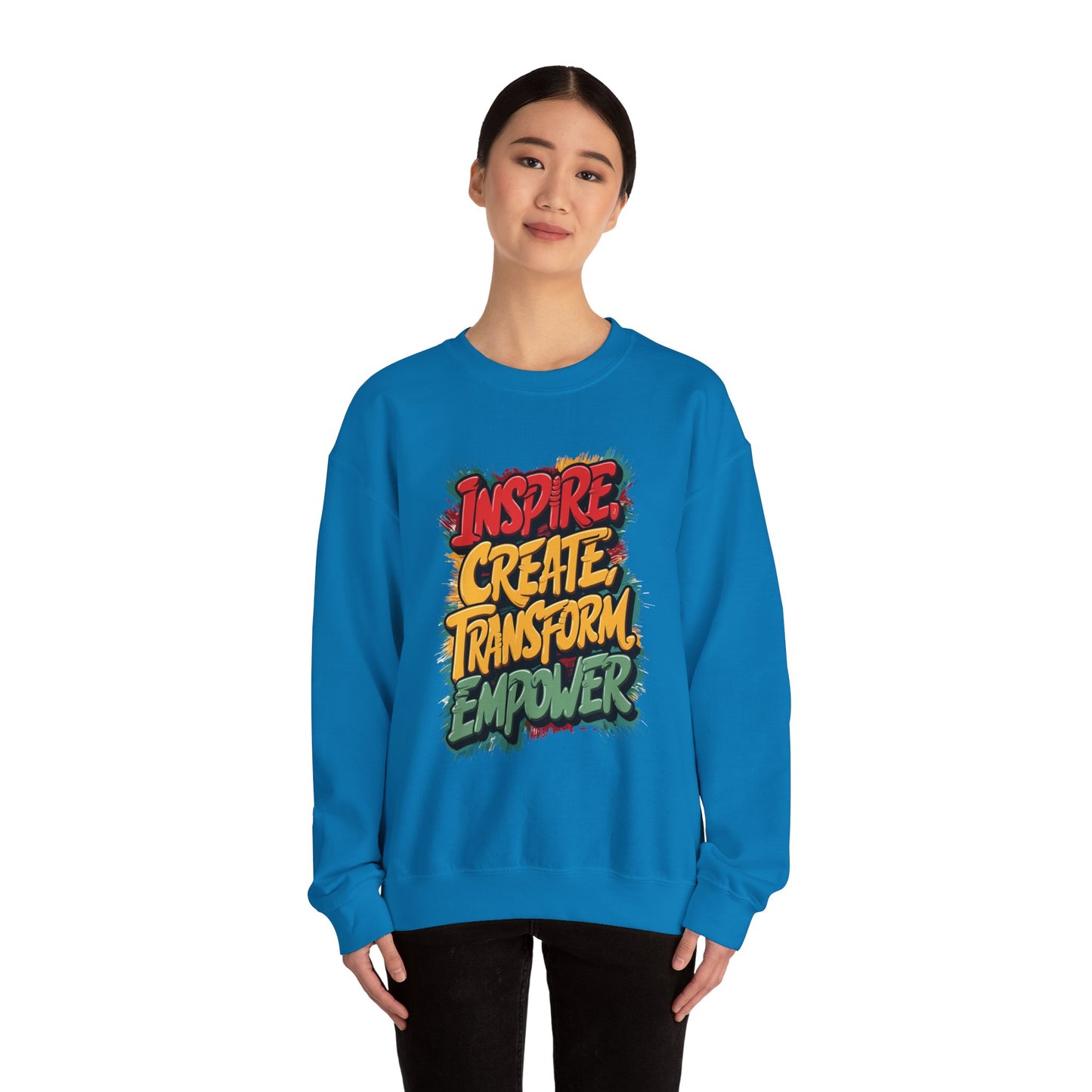 Inspire Create Transform Empower Unisex Heavy Blend™ Crewneck Sweatshirt