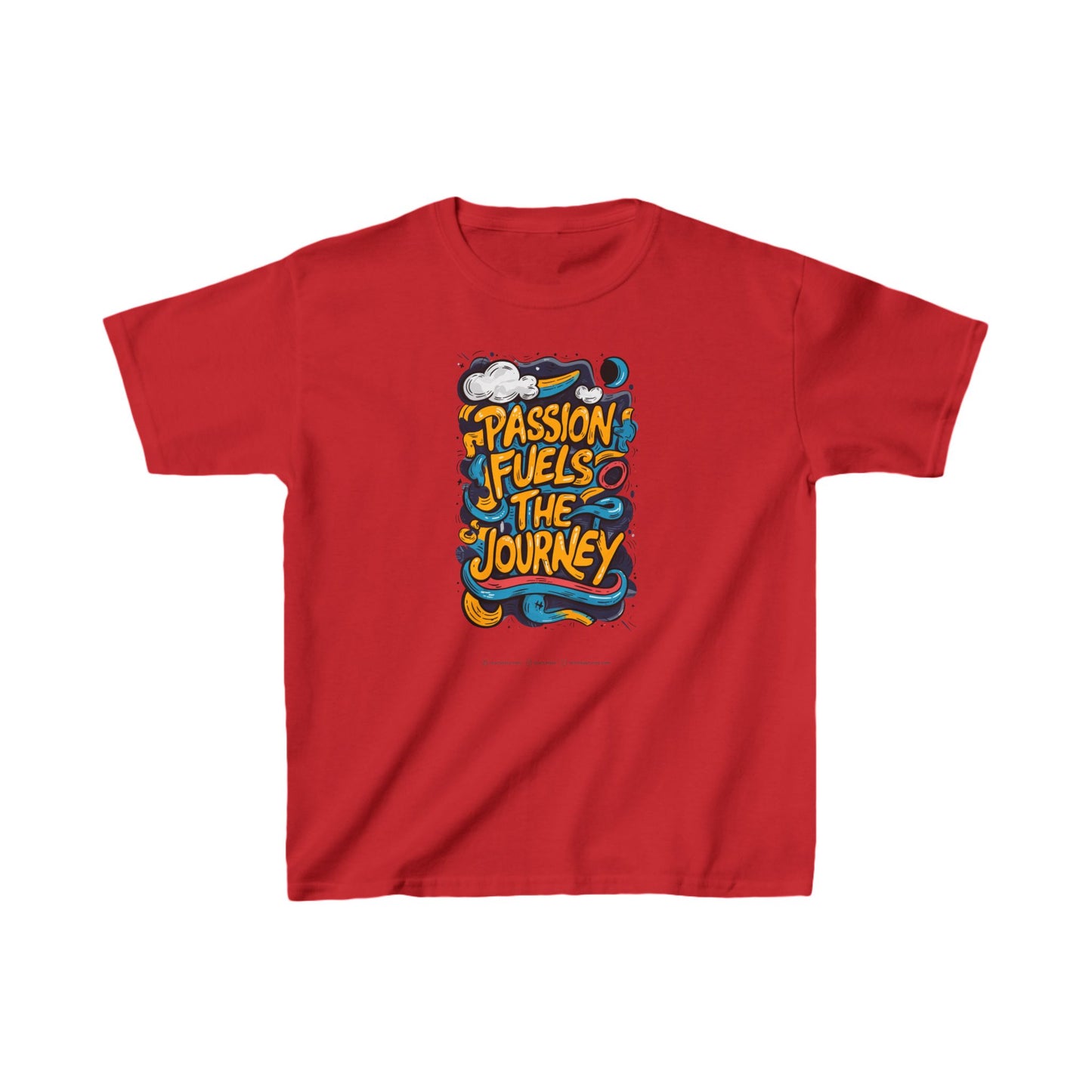Passion Fuels The Journey Kids Heavy Cotton™ Tee