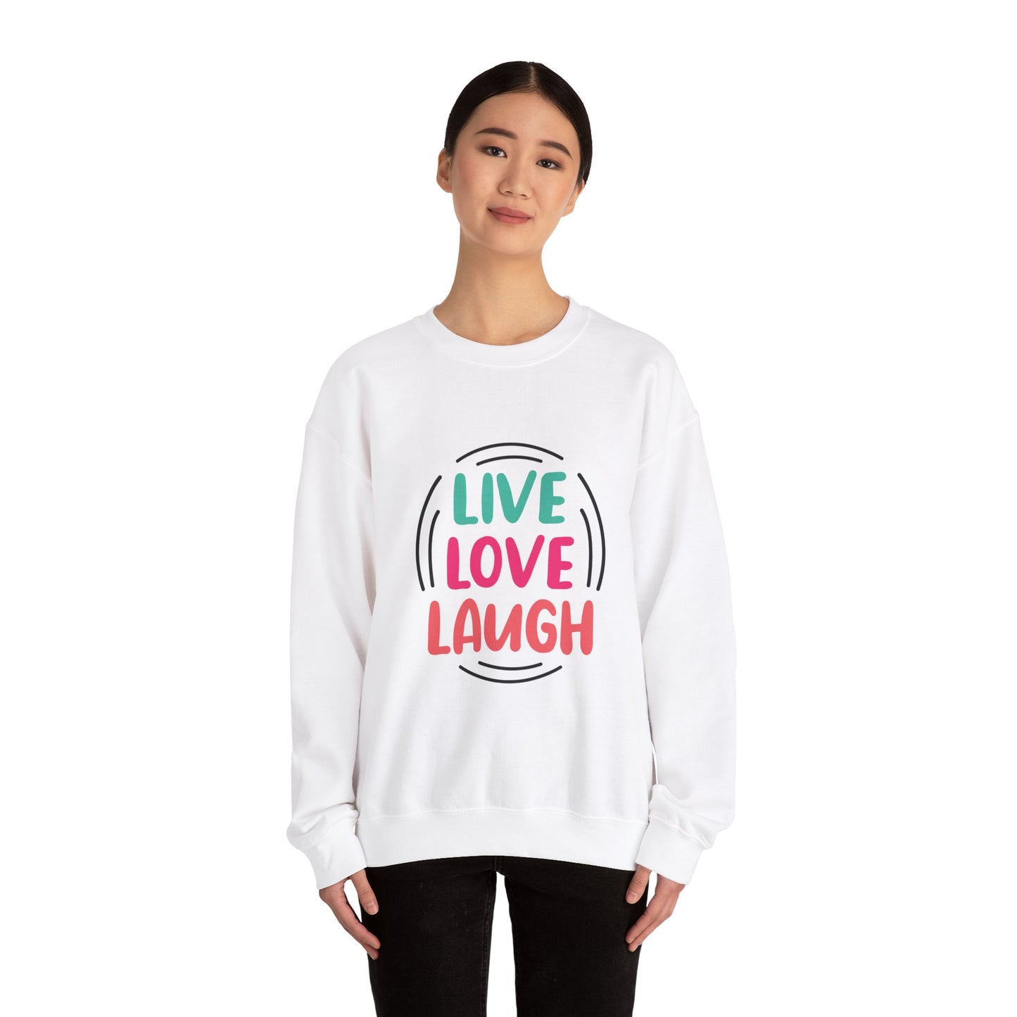 Live Love Laugh Unisex Heavy Blend™ Crewneck Sweatshirt