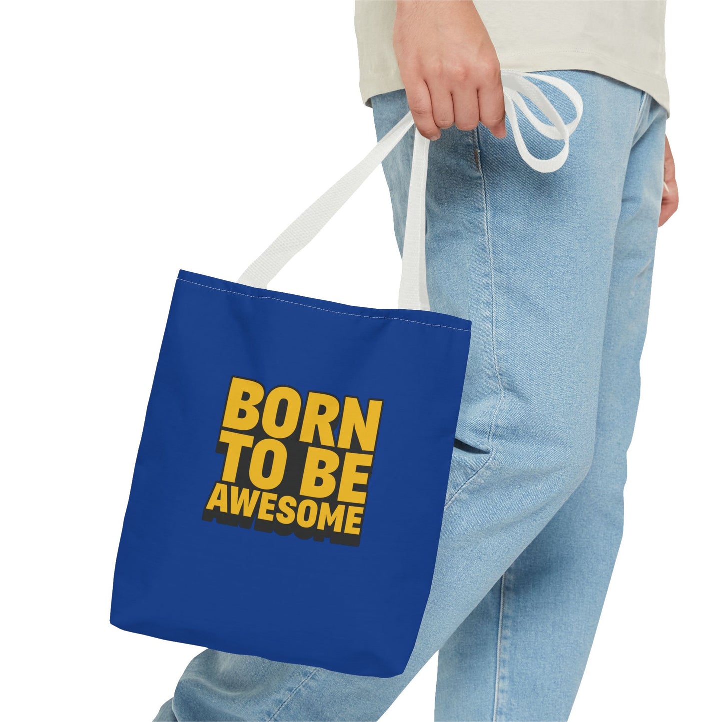 Born To Be Awesome Tote Bag (AOP)
