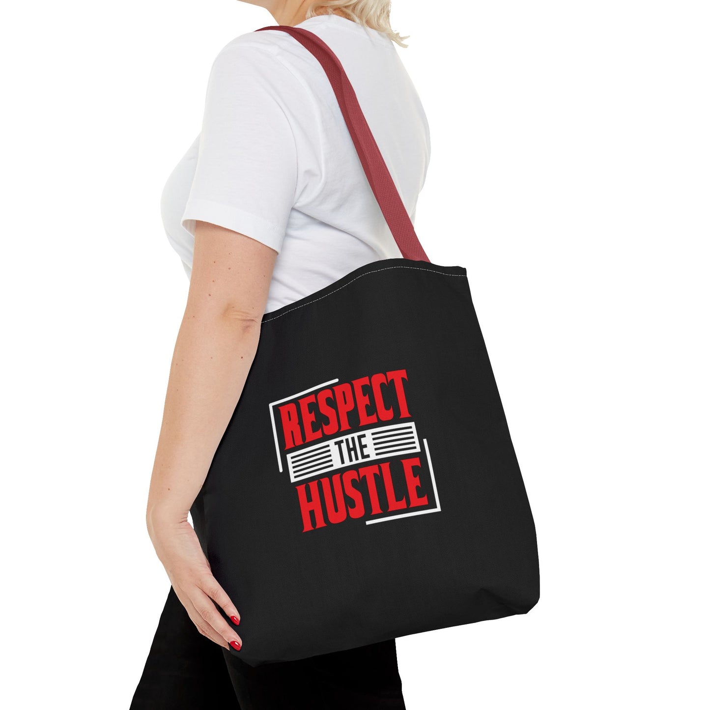 Respect The Hustle Tote Bag (AOP)