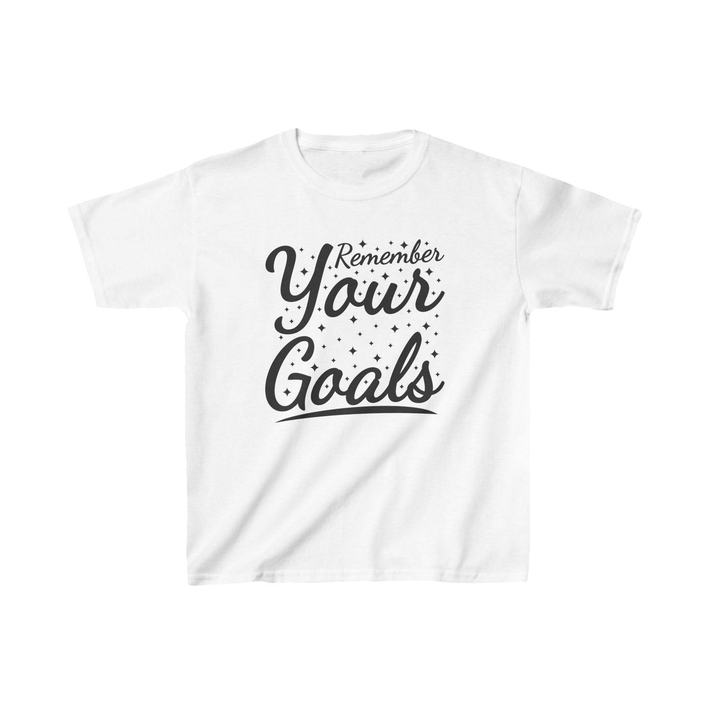 Remember Your Goals Kids Heavy Cotton™ Tee