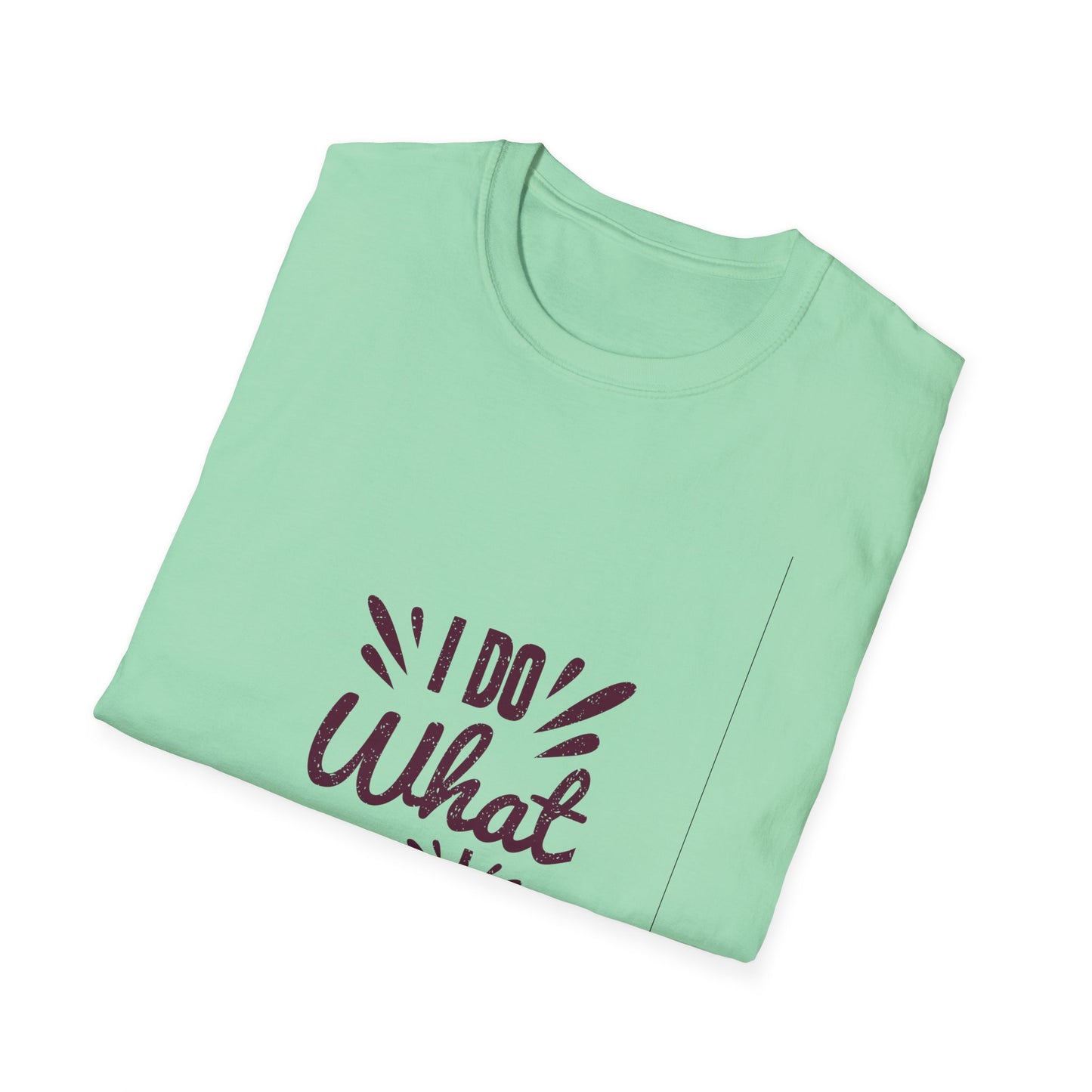 I Do What I Want Unisex Softstyle T-Shirt