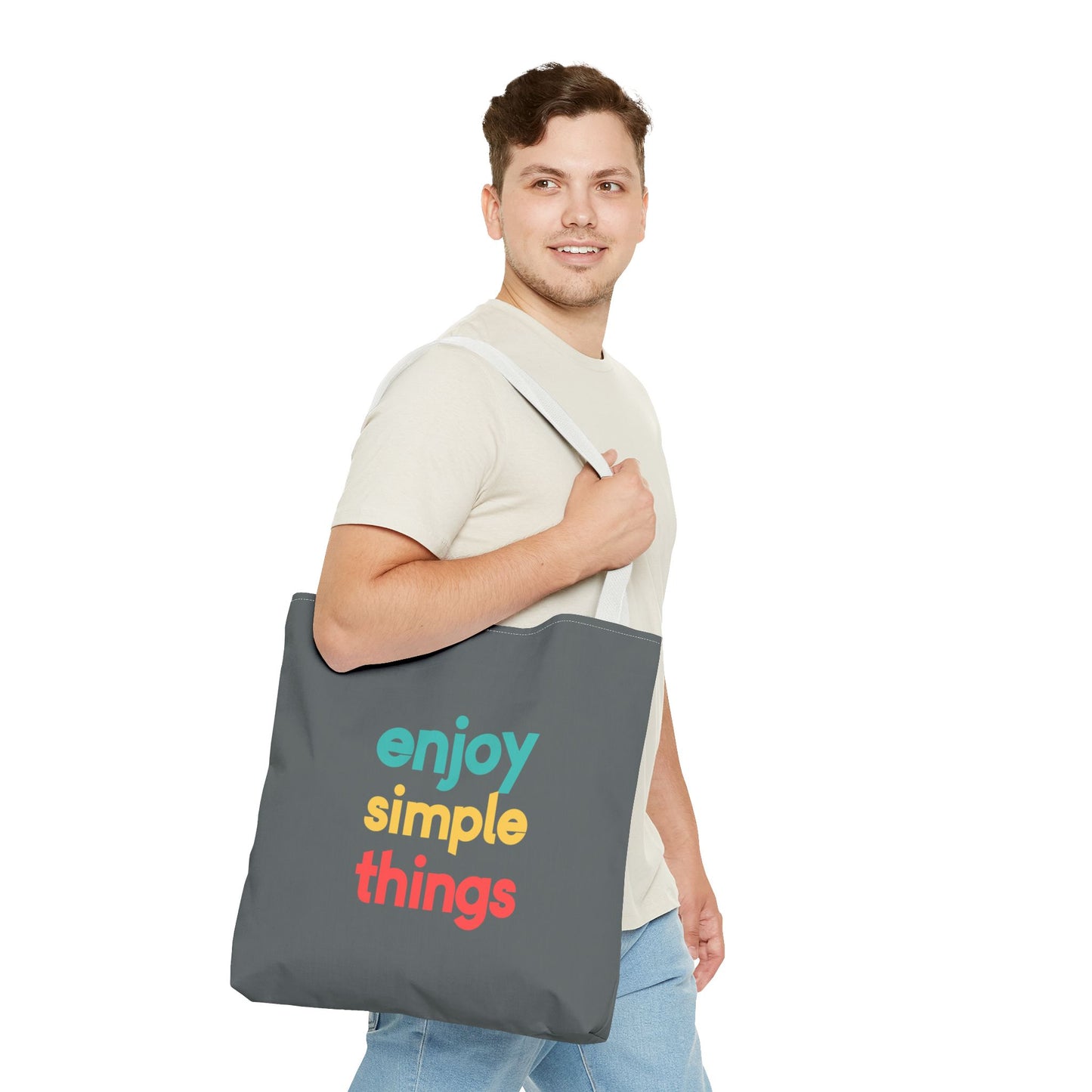 Enjoy Simple Things Tote Bag (AOP)