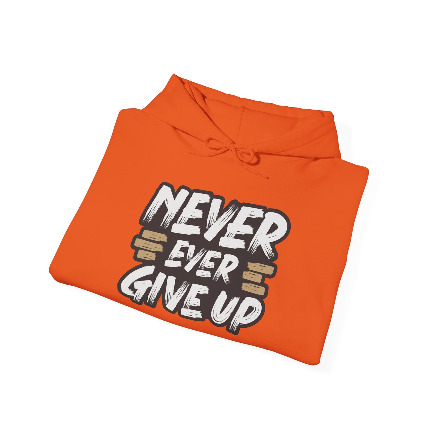 Never Give Up Unisex Heavy Blend™ Hooded Sweatshirt
