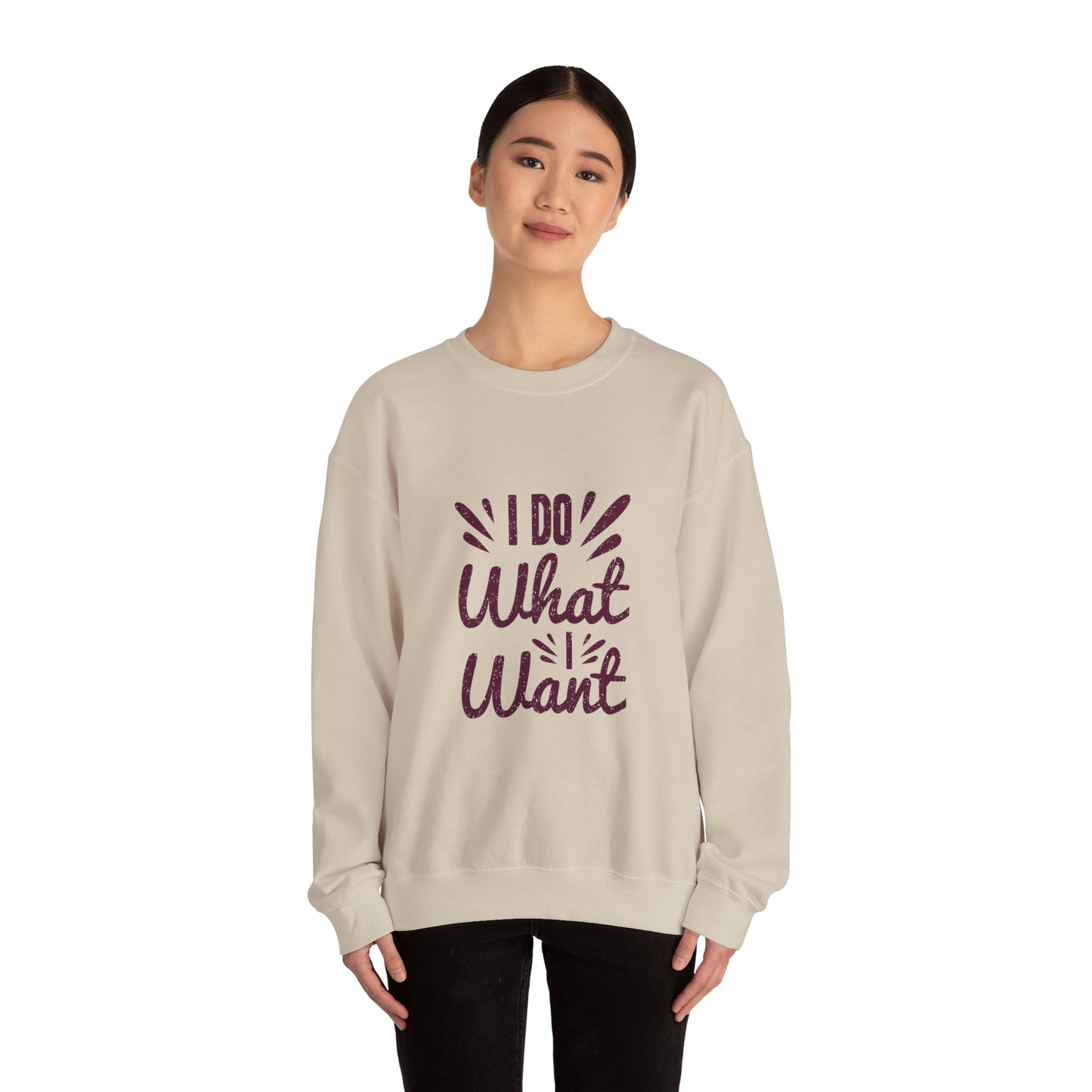 I Do What I Want Unisex Heavy Blend™ Crewneck Sweatshirt