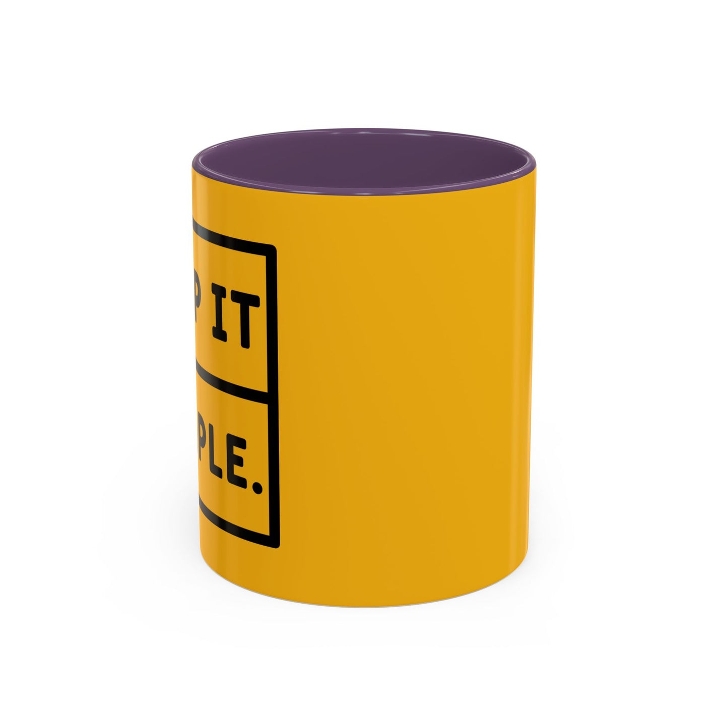 Keep It Simple Accent Coffee Mug (11, 15oz)