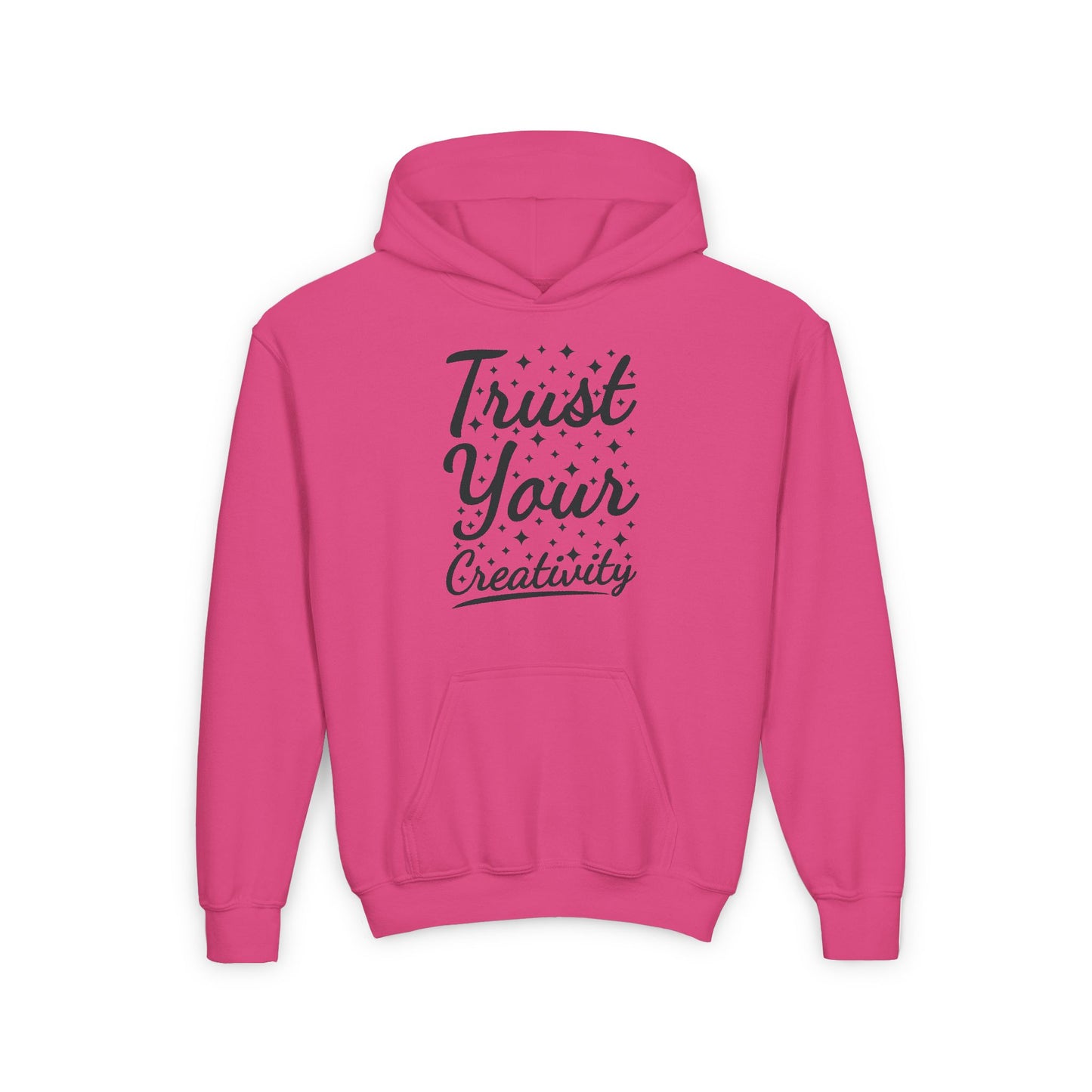 Trust Your Creativity Youth Heavy Blend Hooded Sweatshirt