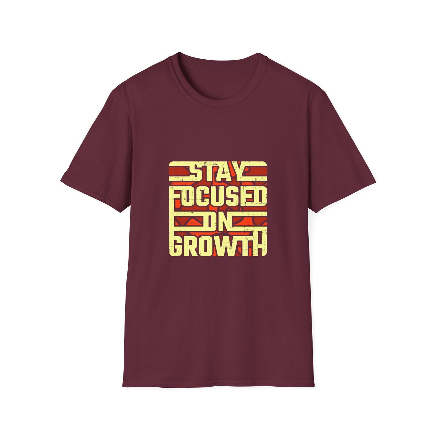 Stay Focused On Growth Unisex Softstyle T-Shirt