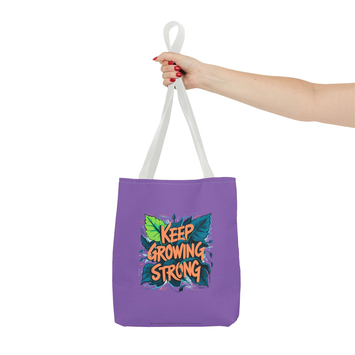 Keep Growing Strong Tote Bag (AOP)