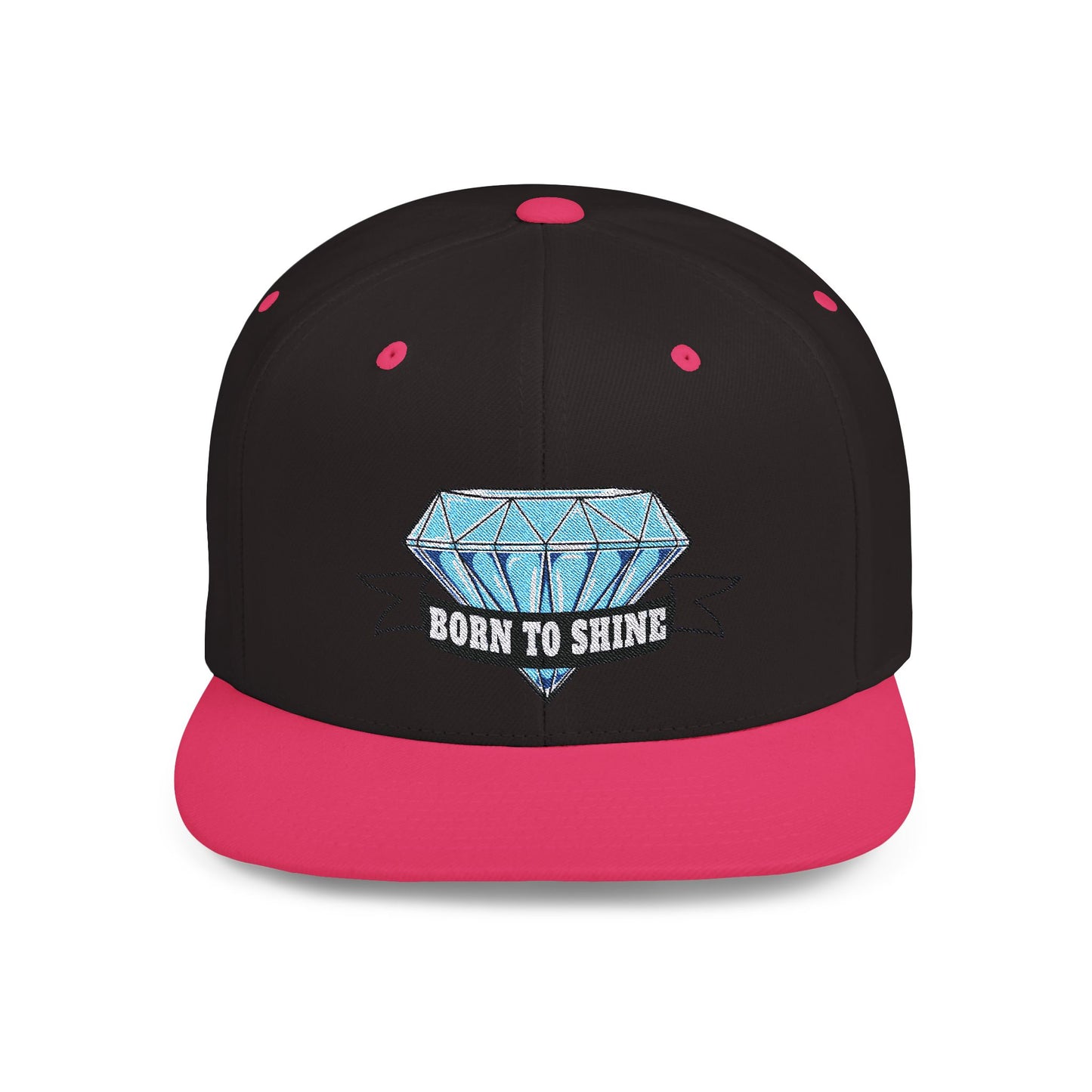 Born To Shine Flat Bill Snapback