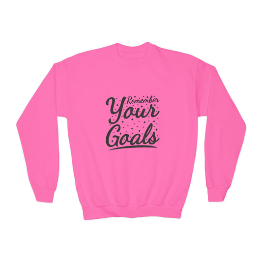Remember Your Goals Youth Crewneck Sweatshirt