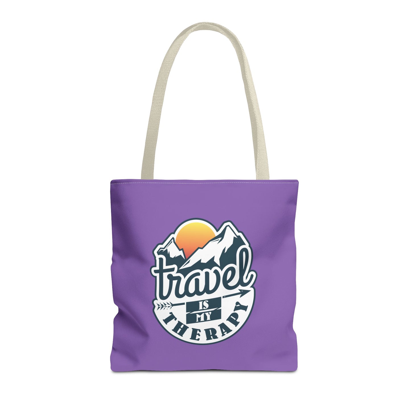 Travel Is My Therapy Tote Bag (AOP)