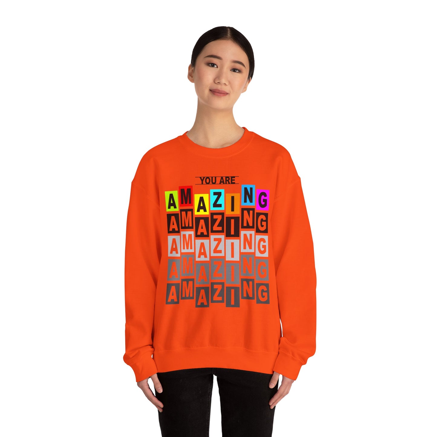 You Are Amazing Unisex Heavy Blend™ Crewneck Sweatshirt
