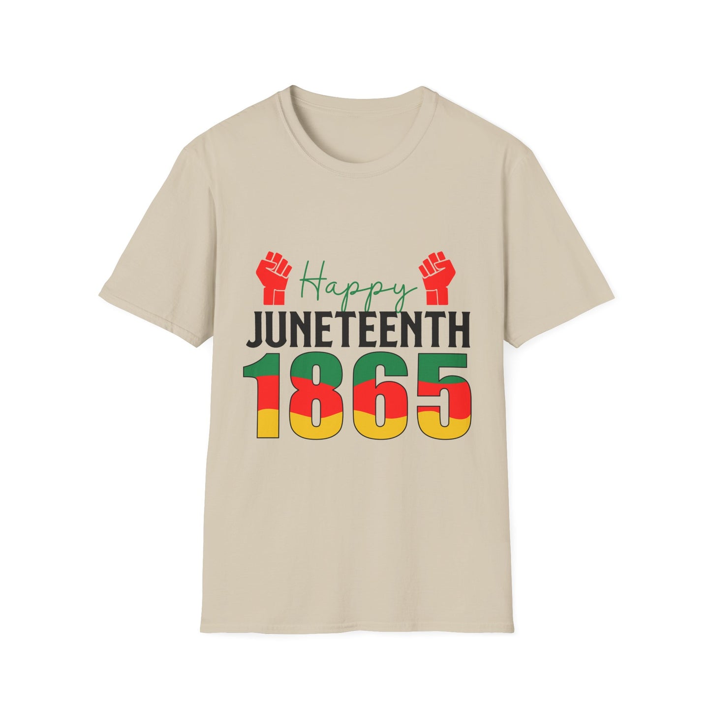 Happy Juneteenth 1865 Unisex Softstyle T-Shirt