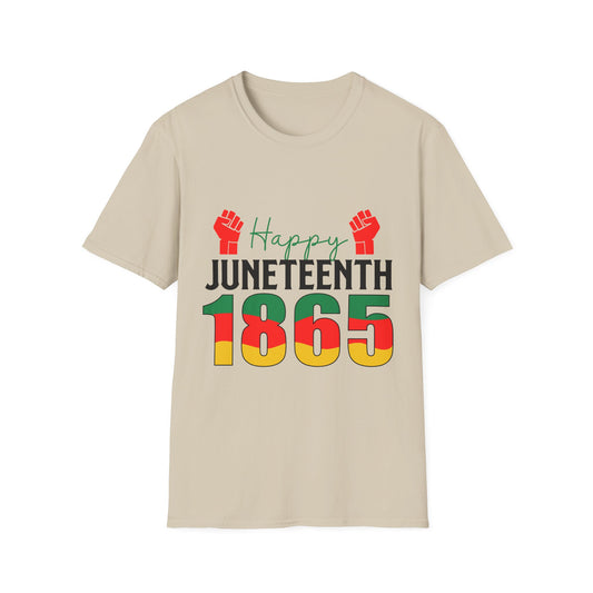 Happy Juneteenth 1865 Unisex Softstyle T-Shirt