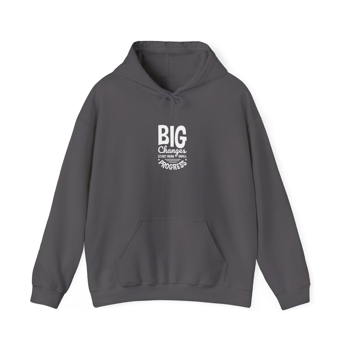 Big Changes Start From Small Progress Unisex Heavy Blend™ Hooded Sweatshirt