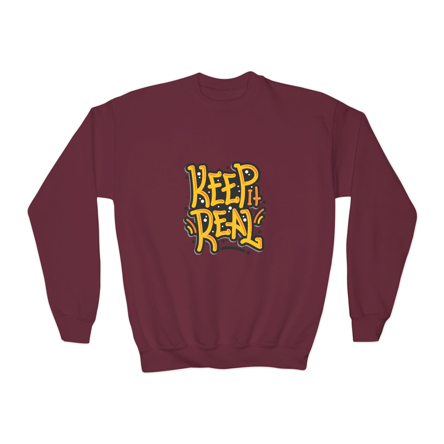 Keep It Real Youth Crewneck Sweatshirt