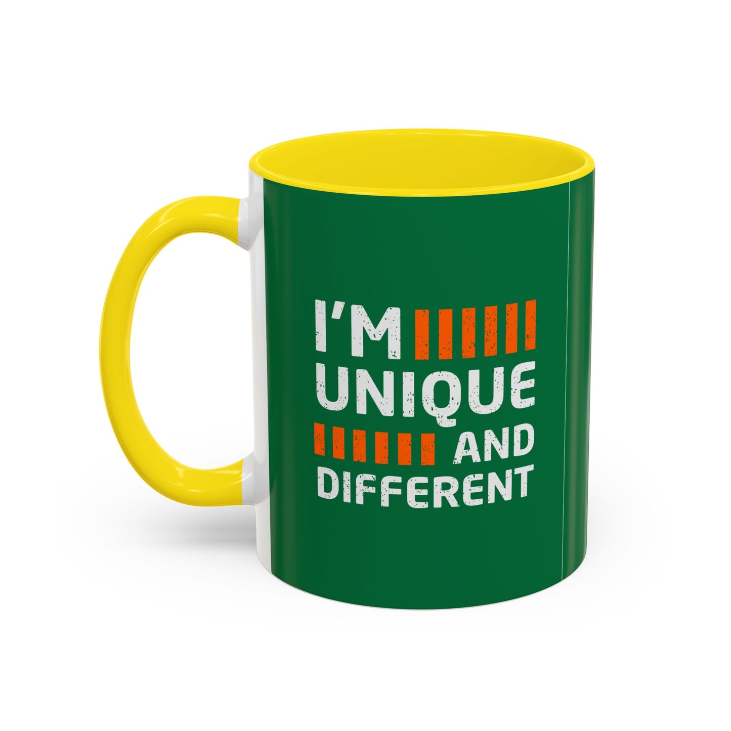 I'm Unique And Different Accent Coffee Mug (11, 15oz)
