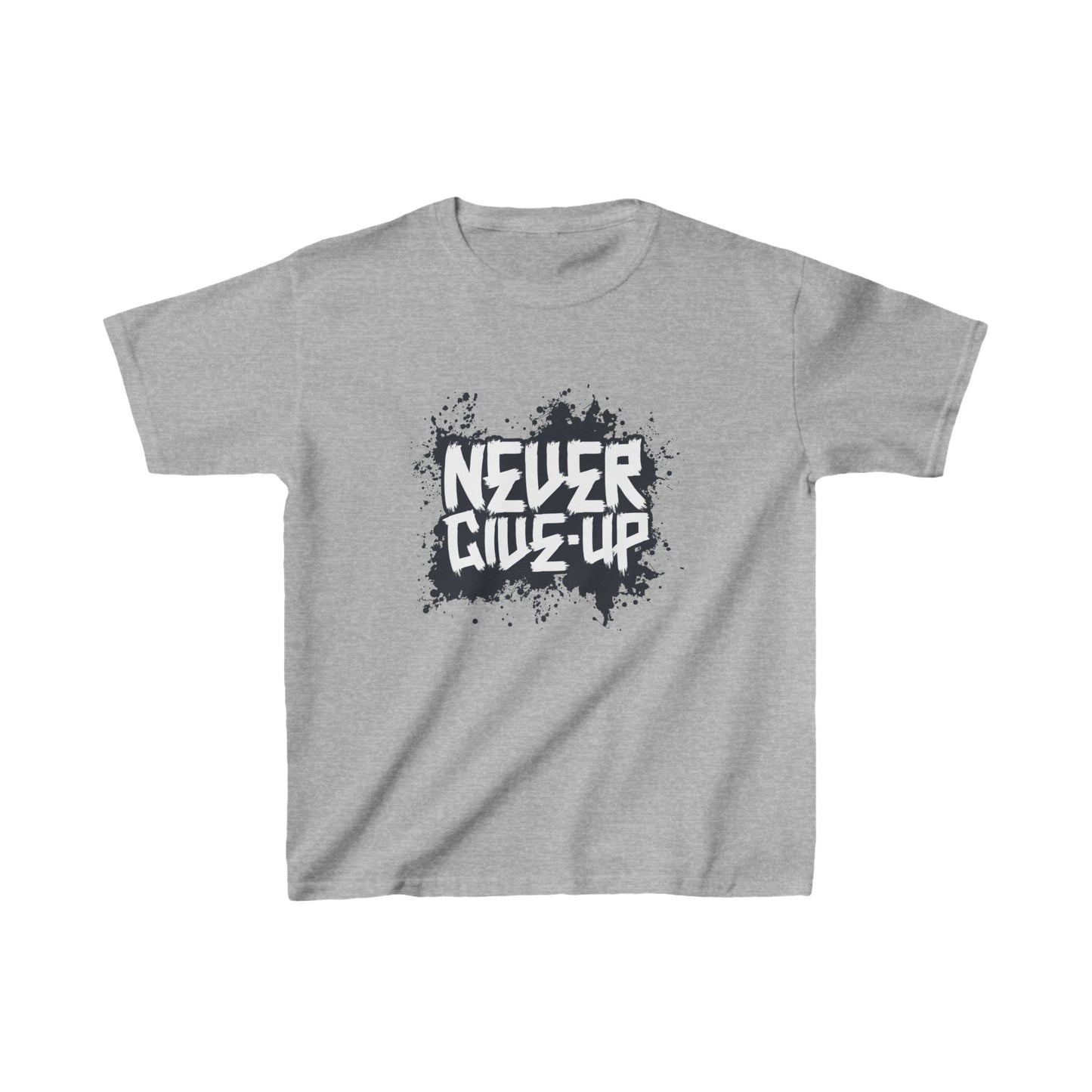 Never Give Up Kids Heavy Cotton™ Tee