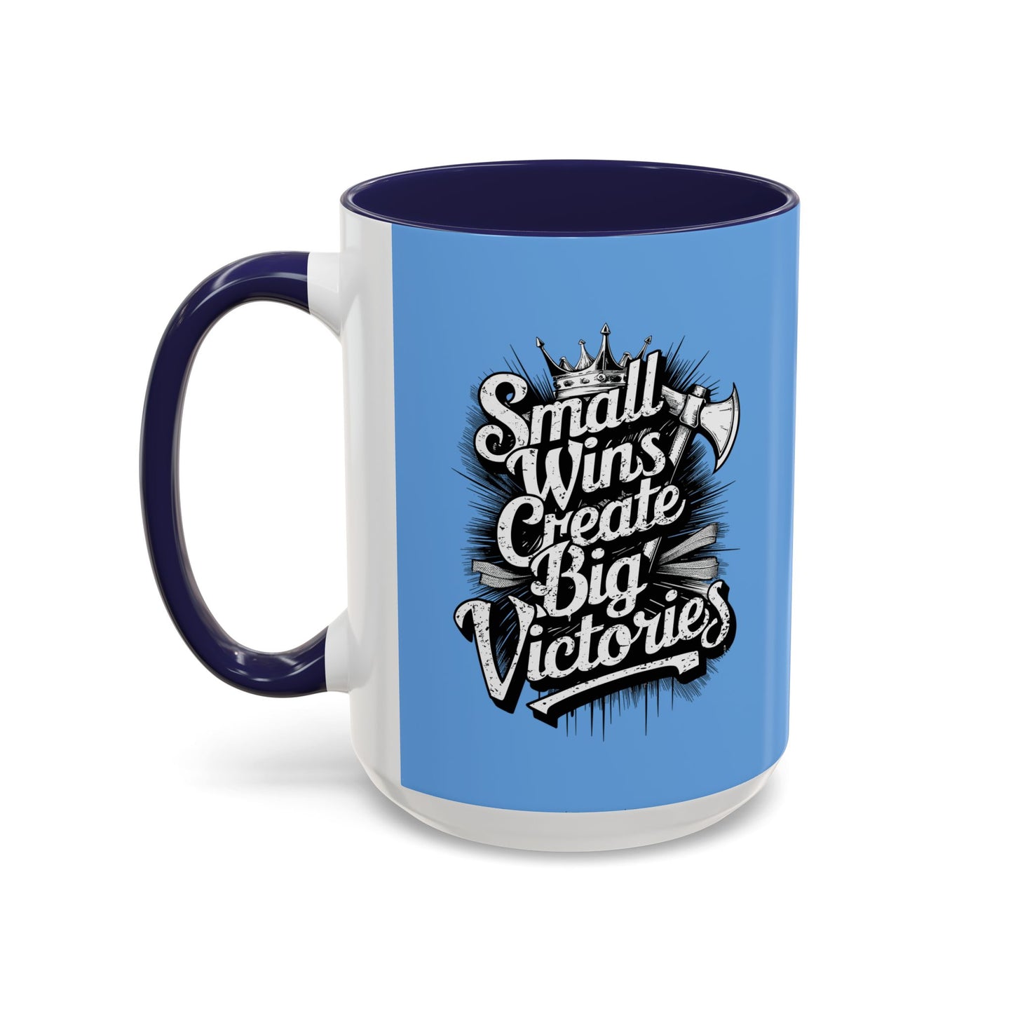 Small Wings Create Big Victories Accent Coffee Mug (11, 15oz)