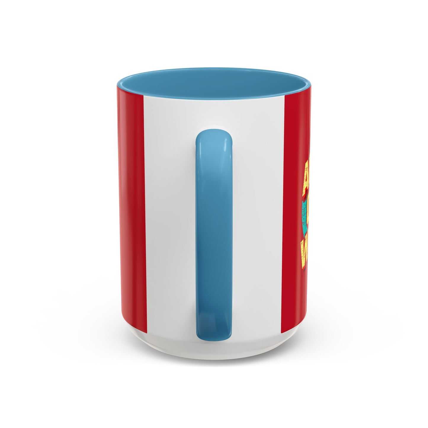 Action Over Words Accent Coffee Mug (11, 15oz)