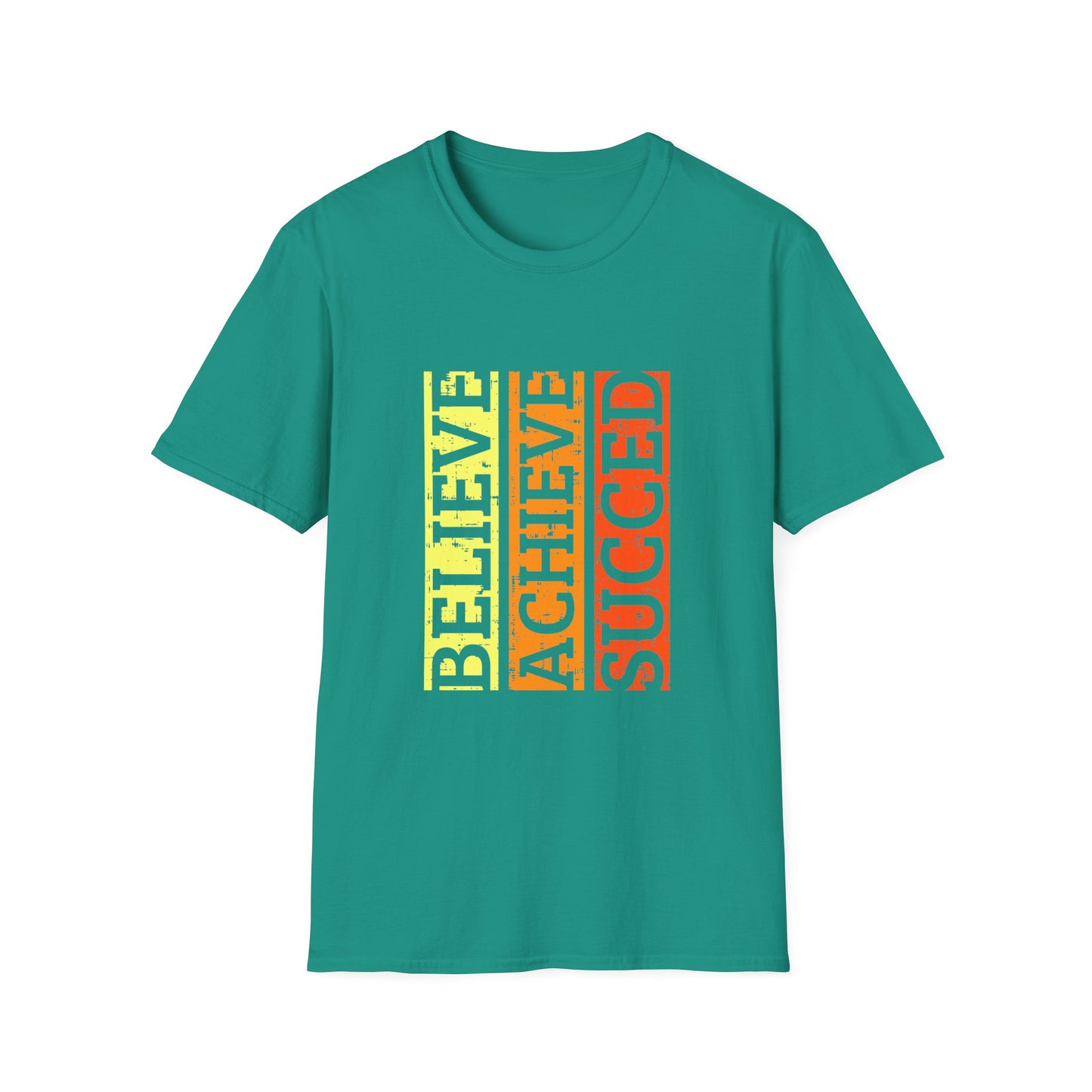 Belive Achieve Succed Unisex Softstyle T-Shirt