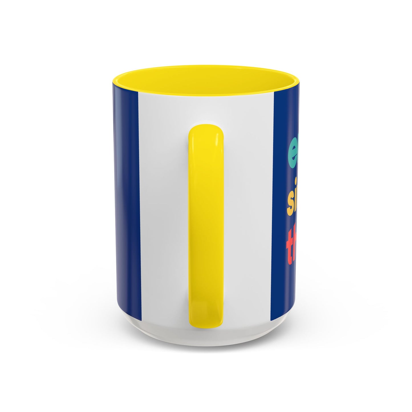 Enjoy Simple Things Accent Coffee Mug (11, 15oz)