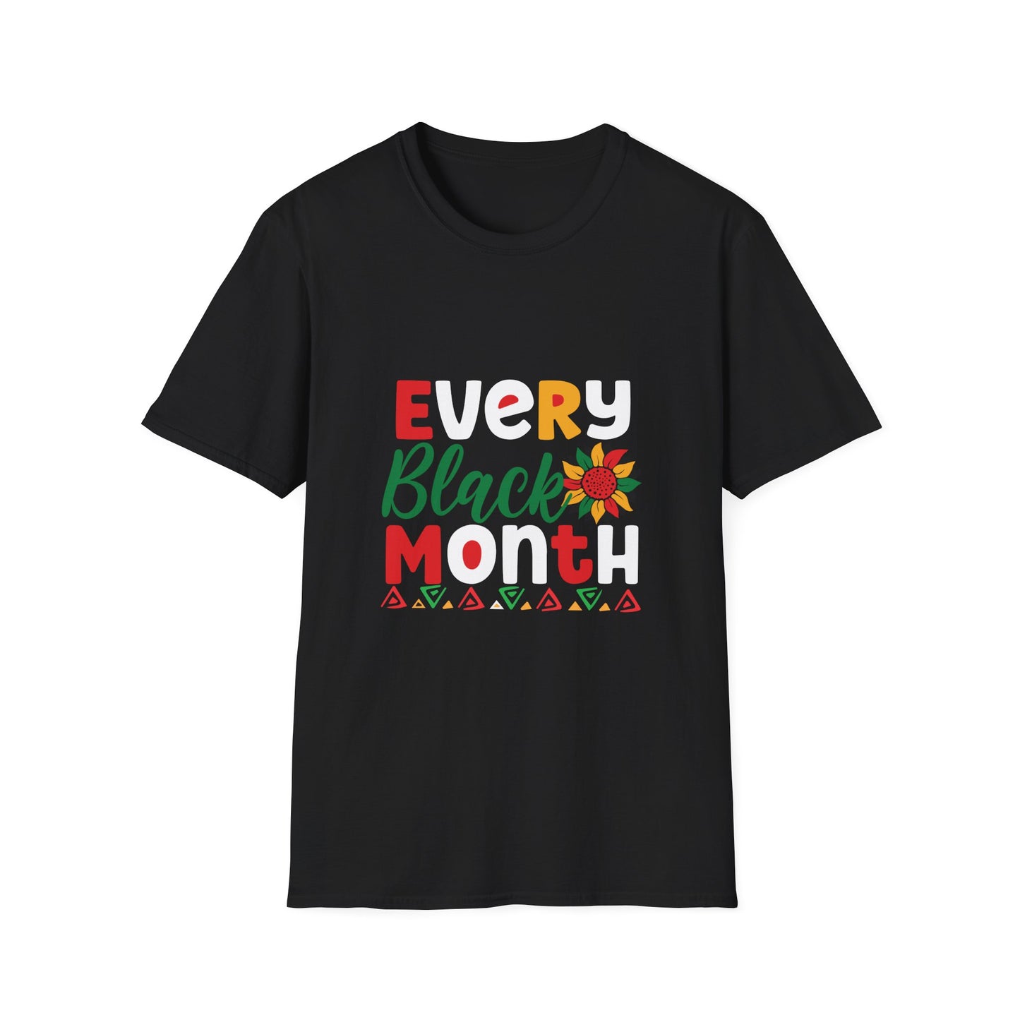 Every Black Month Unisex Softstyle T-Shirt
