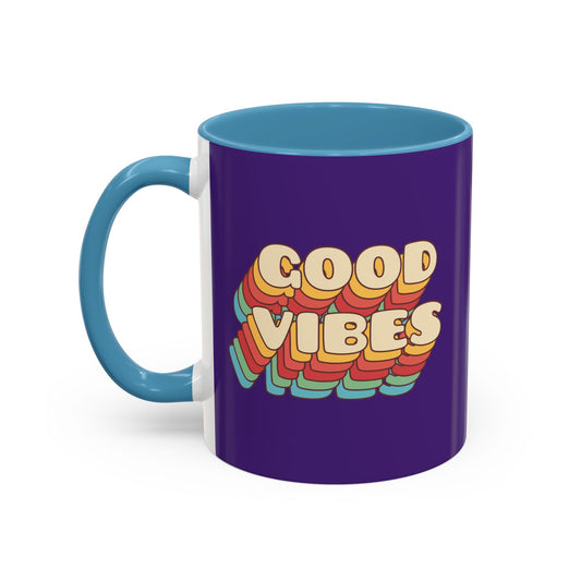 Good Vibes Accent Coffee Mug (11, 15oz)