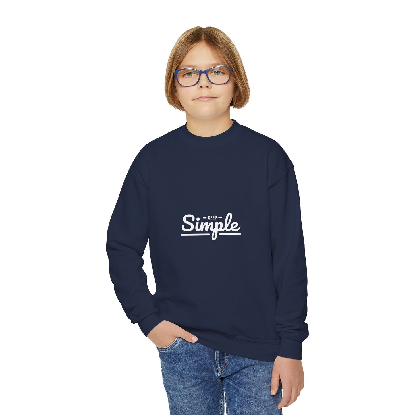 Keep Simple Youth Crewneck Sweatshirt
