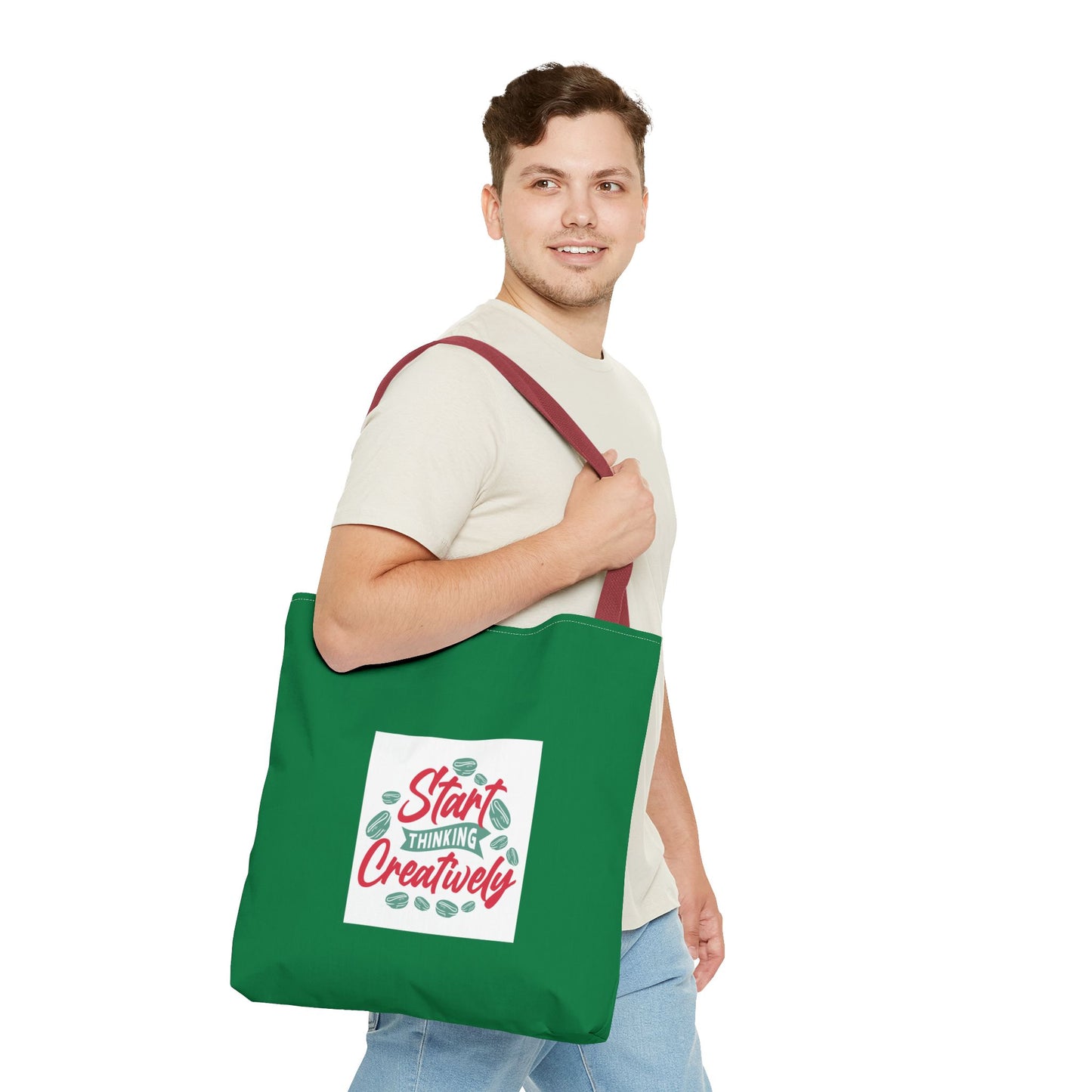 Start Thinking Creatively Tote Bag (AOP)